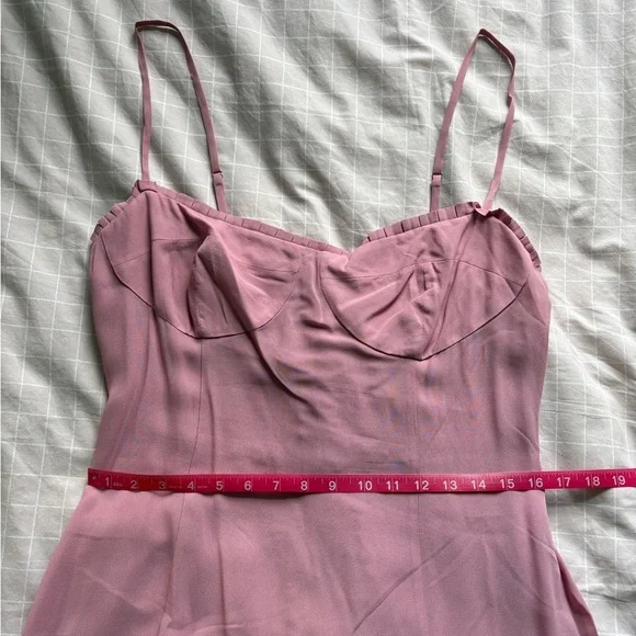 Reformation Aiko Dress Pink - Picture 8 of 11